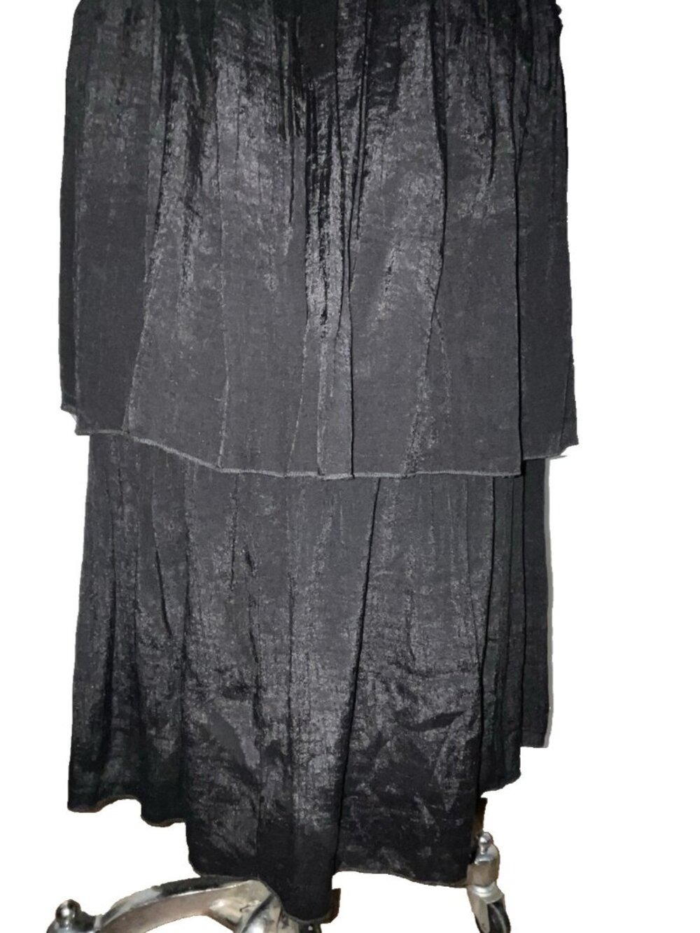 Whimsigoth Dark Fairy Cottagecore Lace Smocked Strappy Dress Emo Witchy Size M - Picture 11 of 16